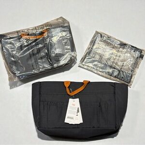 New With Tags Lug Chariot Gray with Orange Handle 3 pc Set